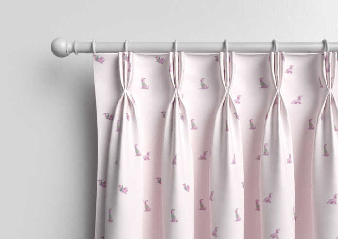 Dasching About, Puppy Princess - Made to Measure Curtains - Image 11